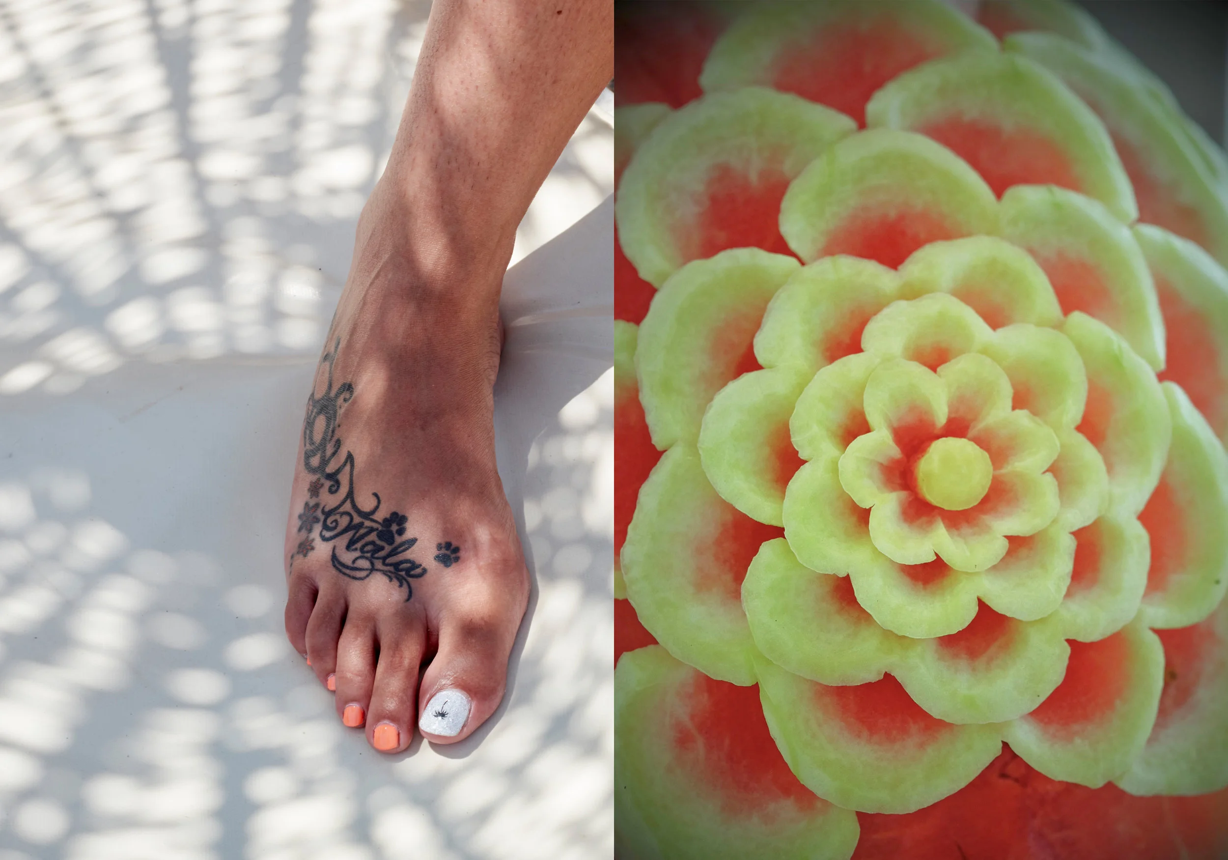 Carved Melon & Fancy Footwork.jpg