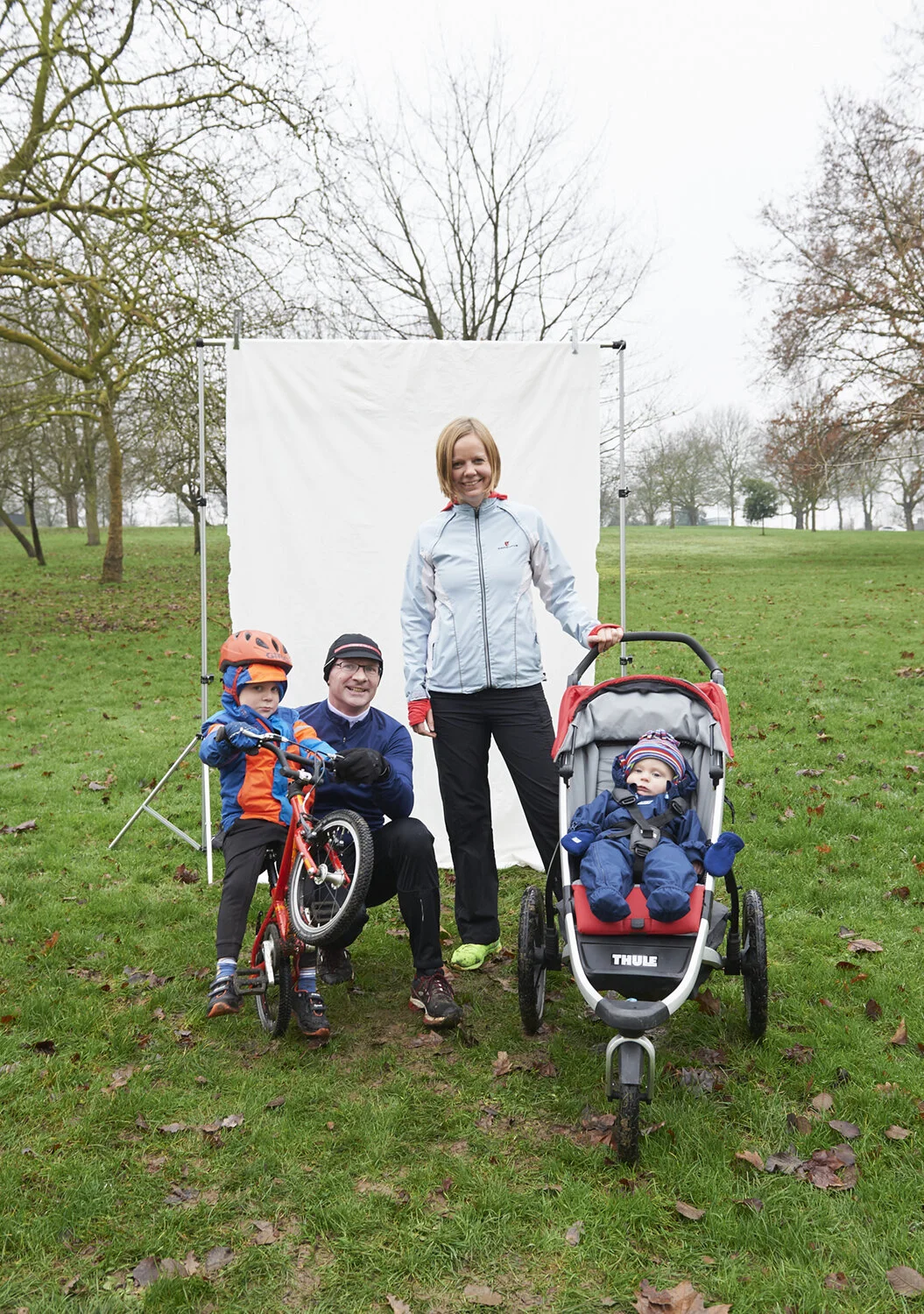 Family  photograph: keeping fit by Amanda Eatwell