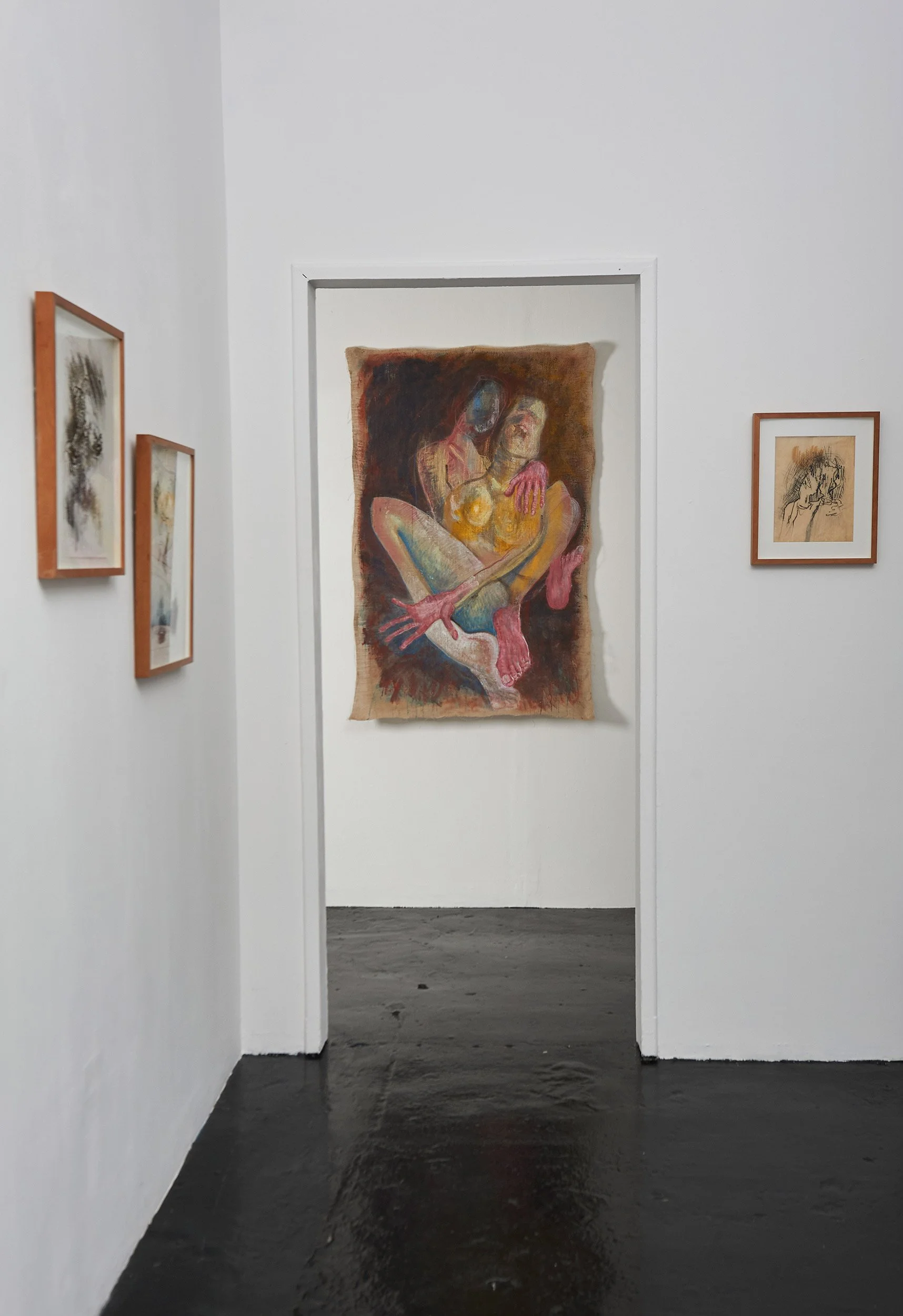 Love and Rage art show installation