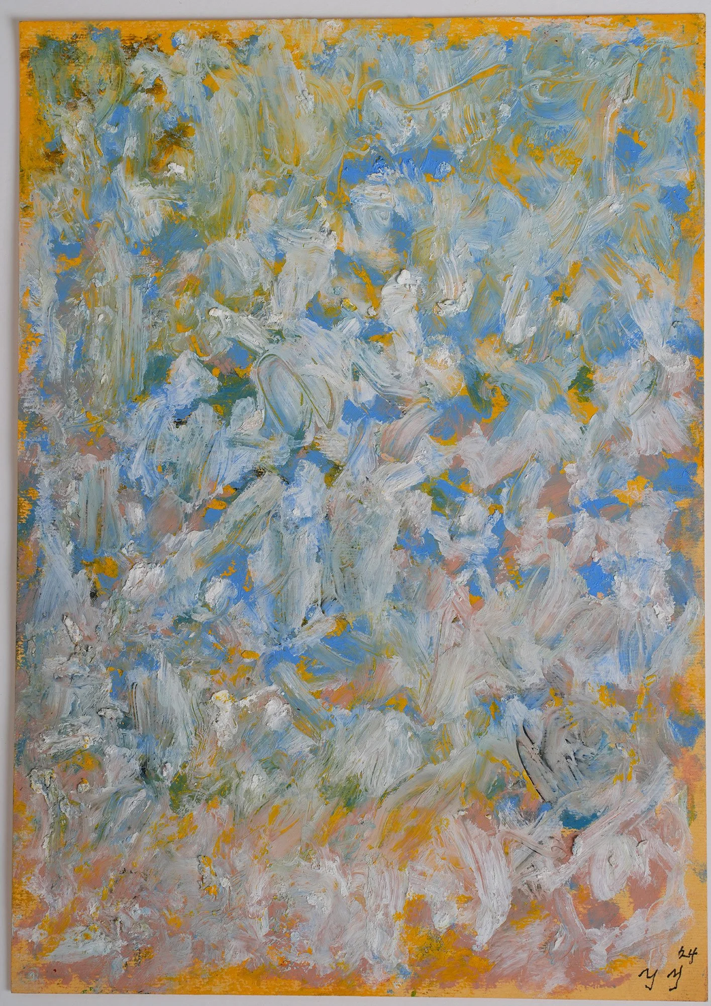 Jens Johannessen painting on paper