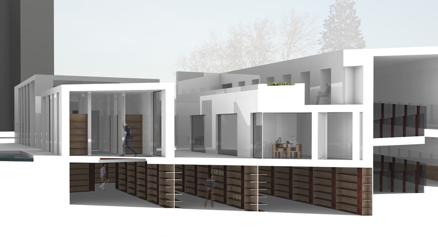 A multi-level library