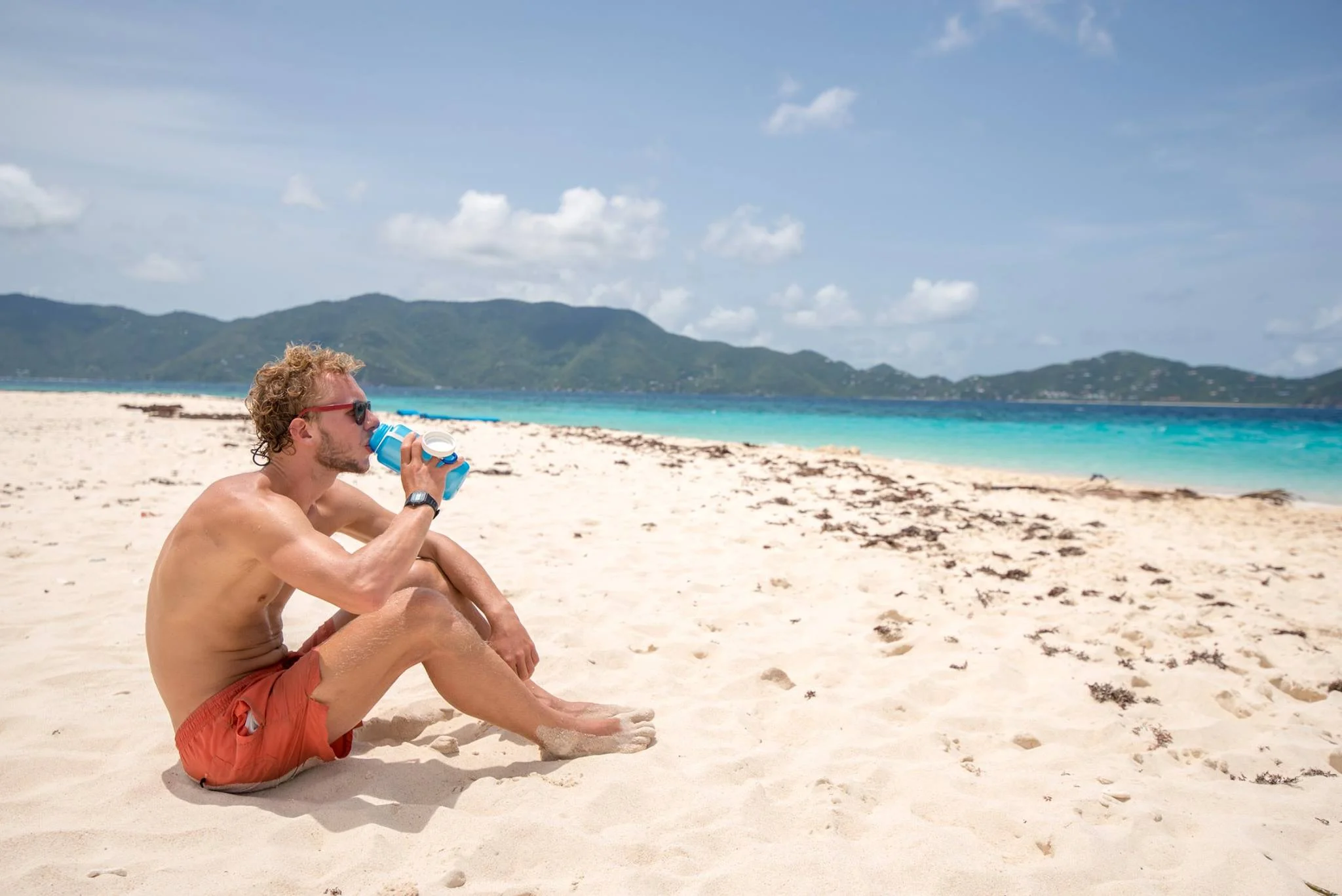 A quiet moment on Sandy Cay, British Virgin Islands
