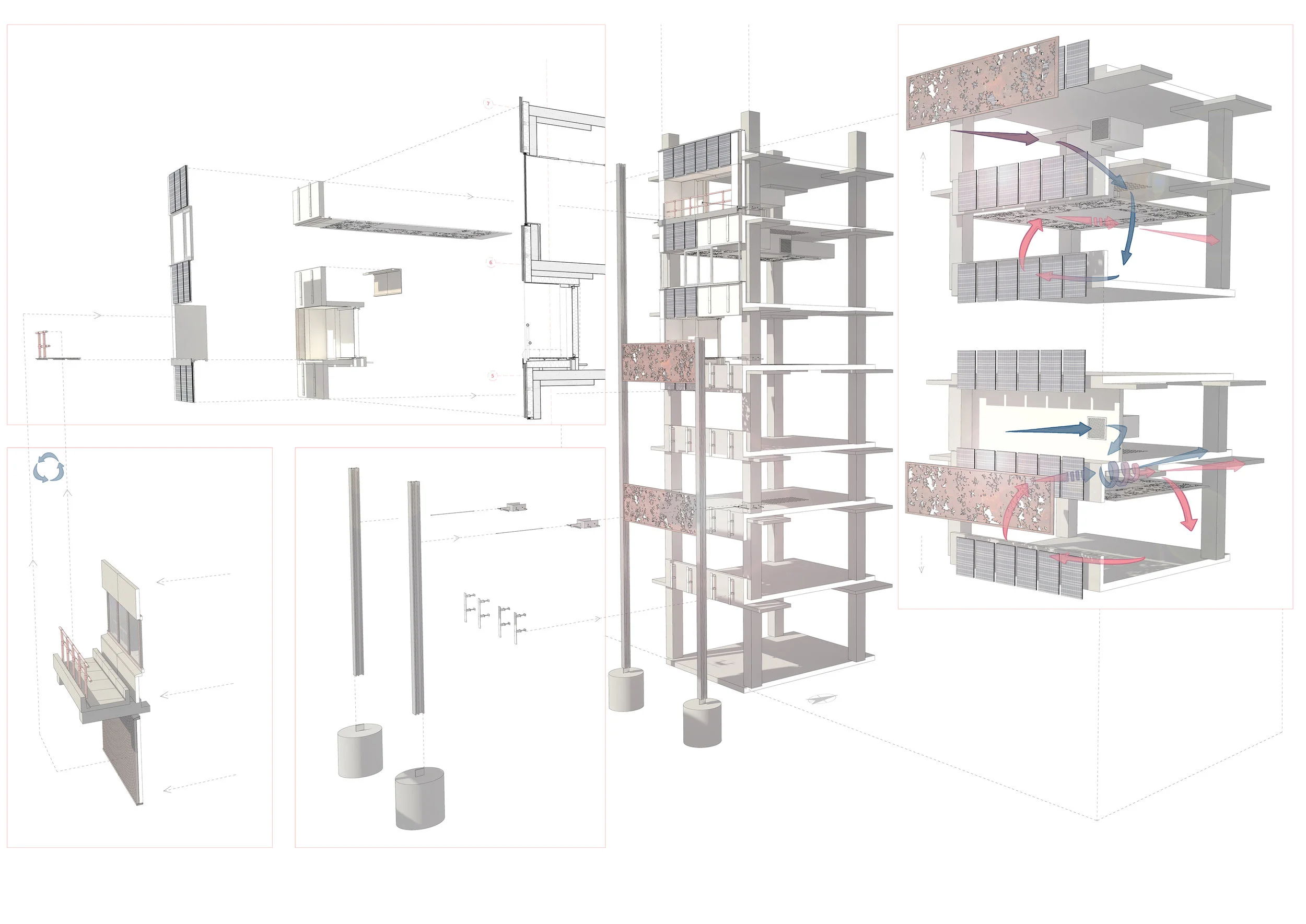 Disassembly, Assembly, Structural and Climatic concepts