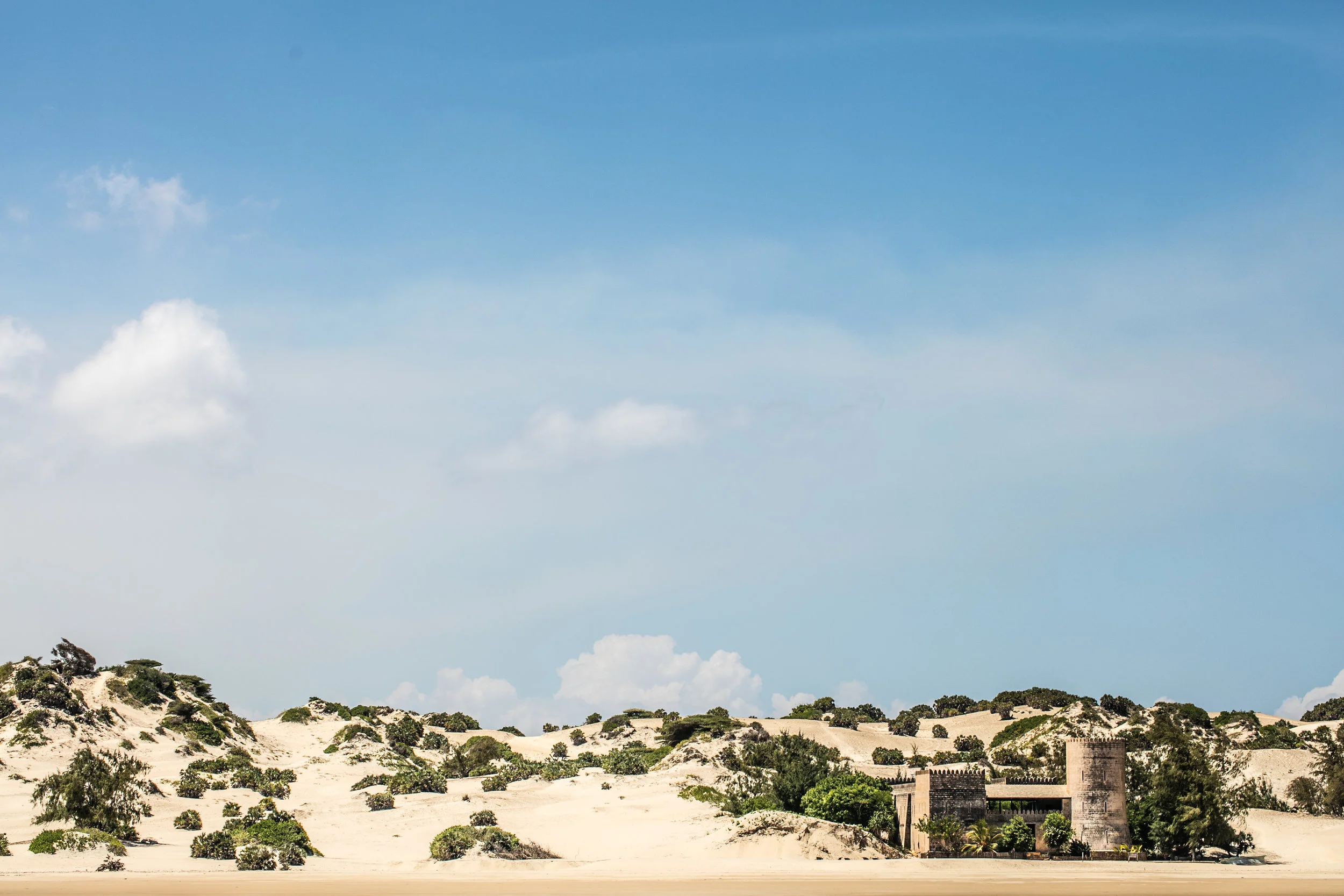 Sand dunes on Shella