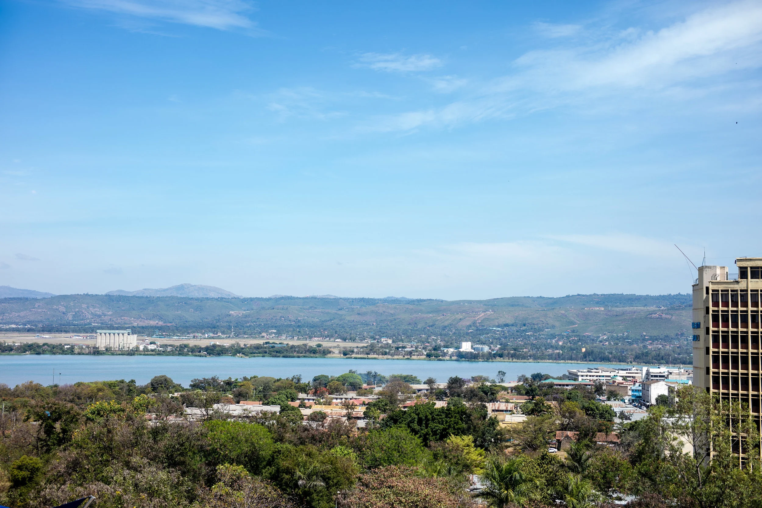 View of Kisumu from the hotel