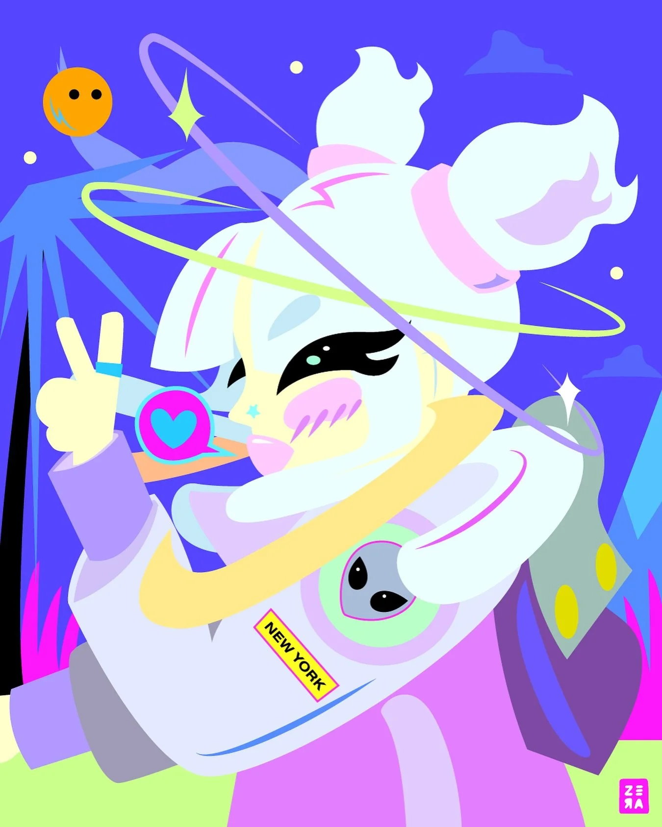 Let&rsquo;s Explore! 👾🛸💨✌️ [Digital Illustration Study]

Working on a bunch of new original pieces &amp; back in a deepened state of learning! 📚🩷 Capturing my #mood through art &amp; deep diving into the void. 🕳️

Let the catharsis takeover.