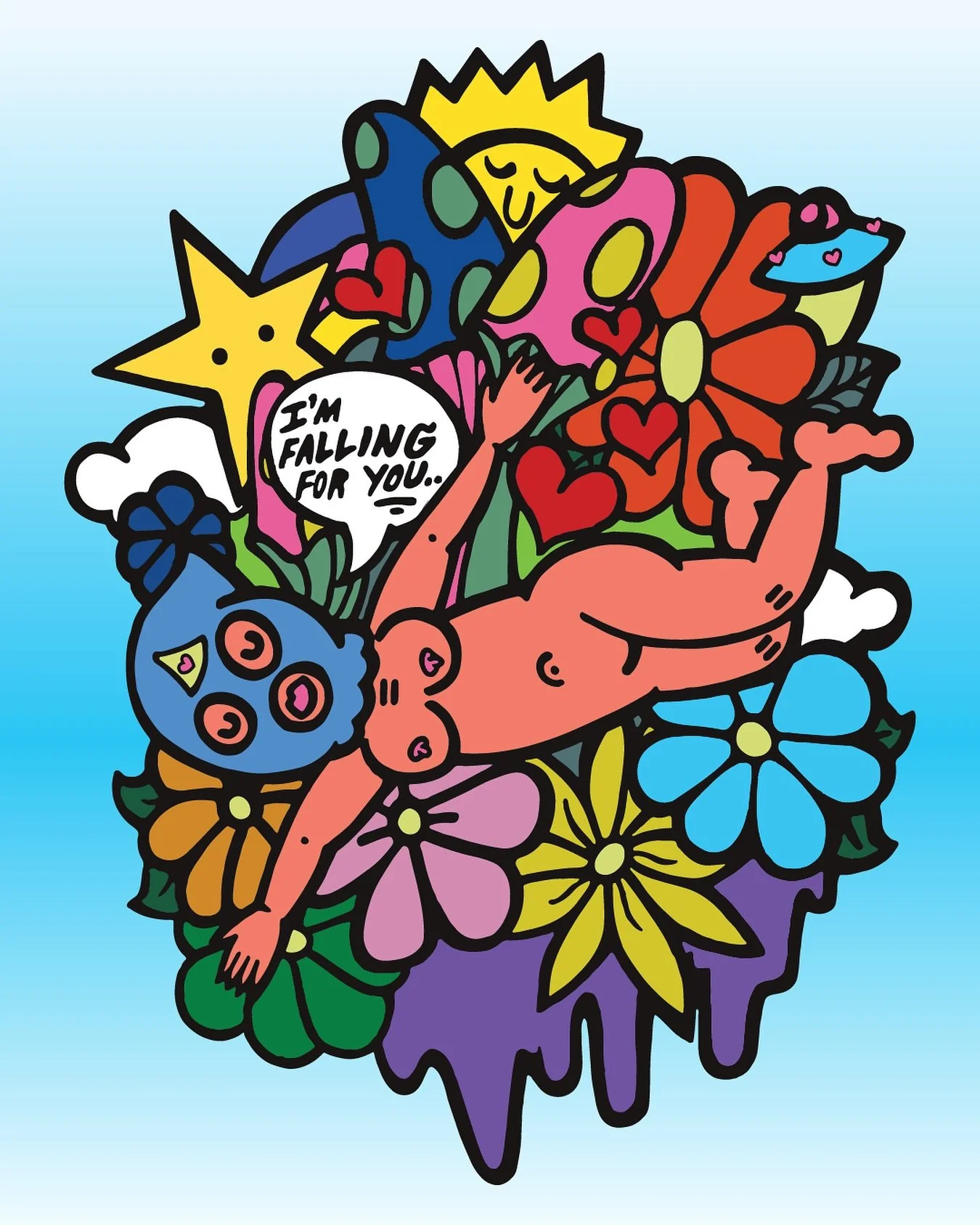 I&rsquo;m Falling For You.. 🍃&hearts;️⛅️🌹💭