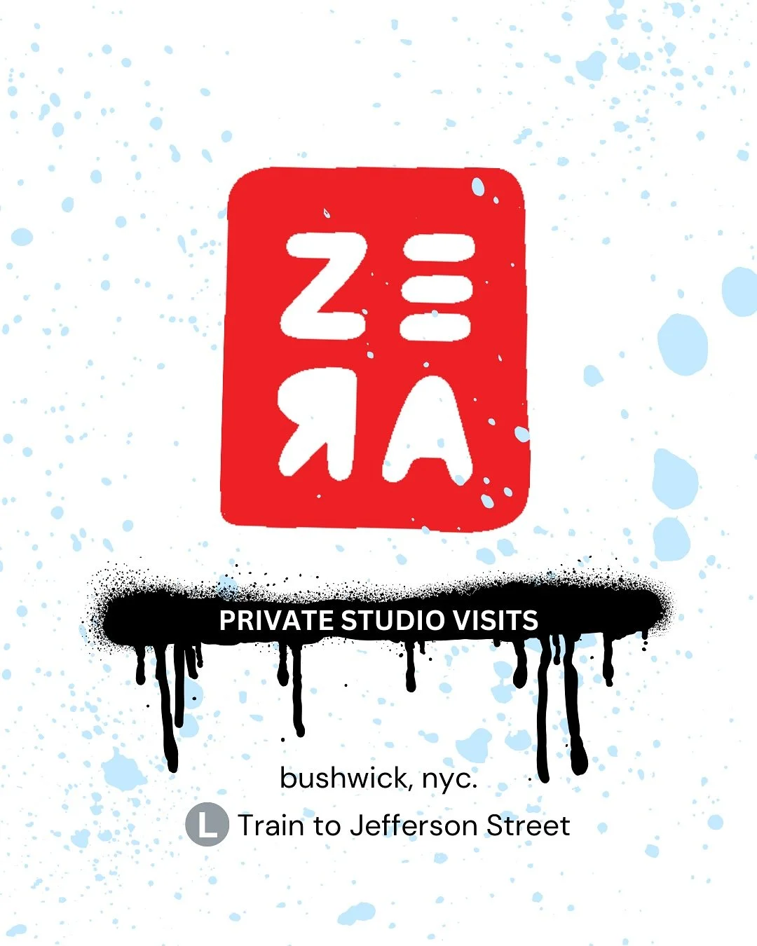 [ ZERA Open Studio Days ] 🗽

Opening up the doors to my creative space for the first time in years.

Schedule a studio visit for an intimate look at the behind the scenes creative process of my work + archive and a private viewing of all currently a