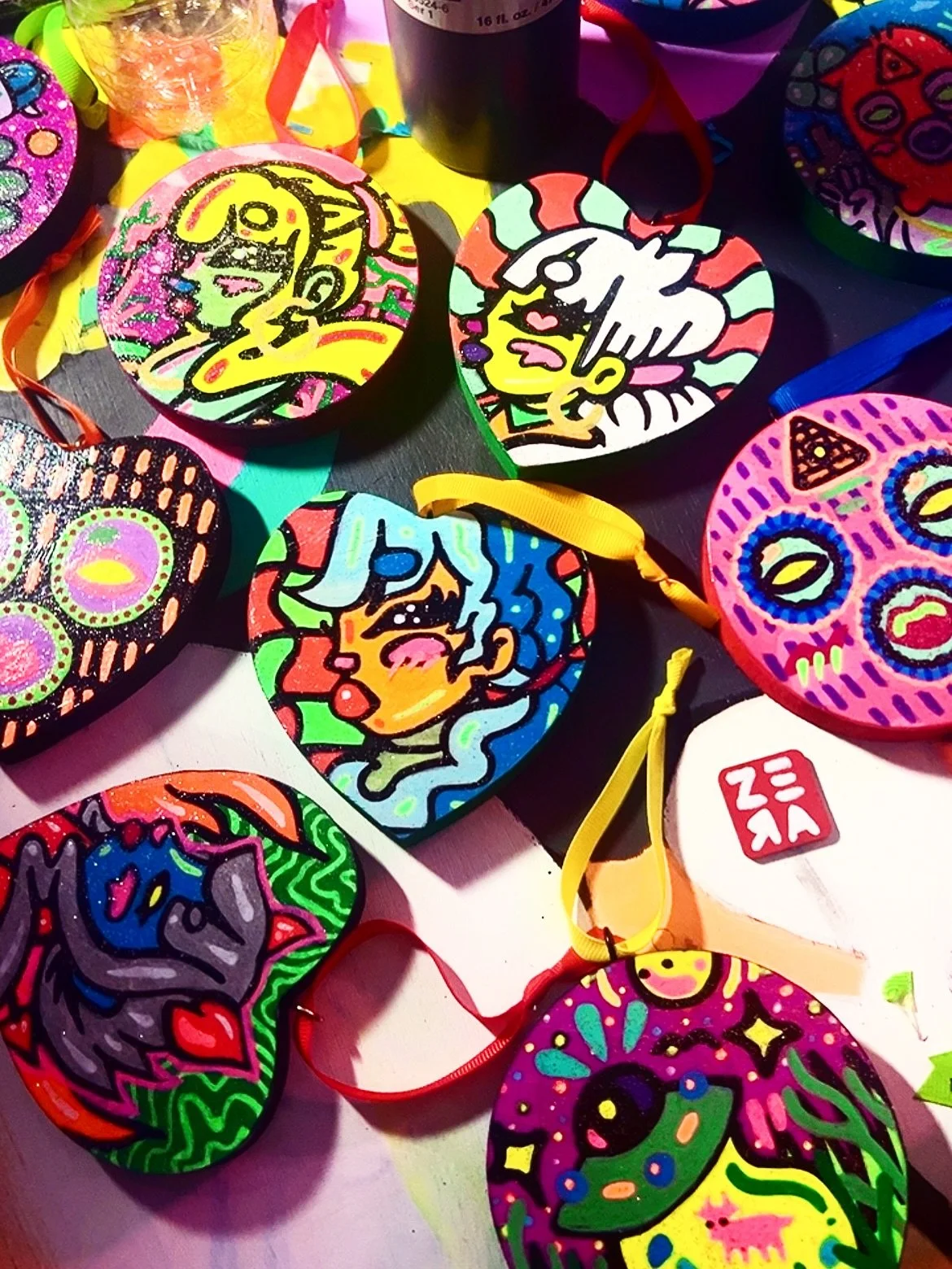 In &amp; Out of the studio between works in progress and finished pieces. 🎨

The more I create, the more I value the process &amp; trust in it. I&rsquo;ve been ideating again for the first time in what feels like several years of working on every ot