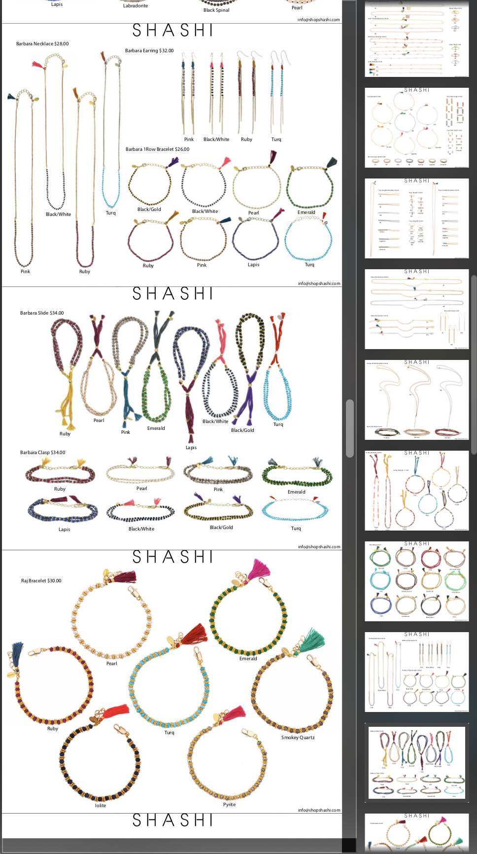 Collection of various jewelry including necklaces, earrings, bracelets, and rings with different styles and colors.