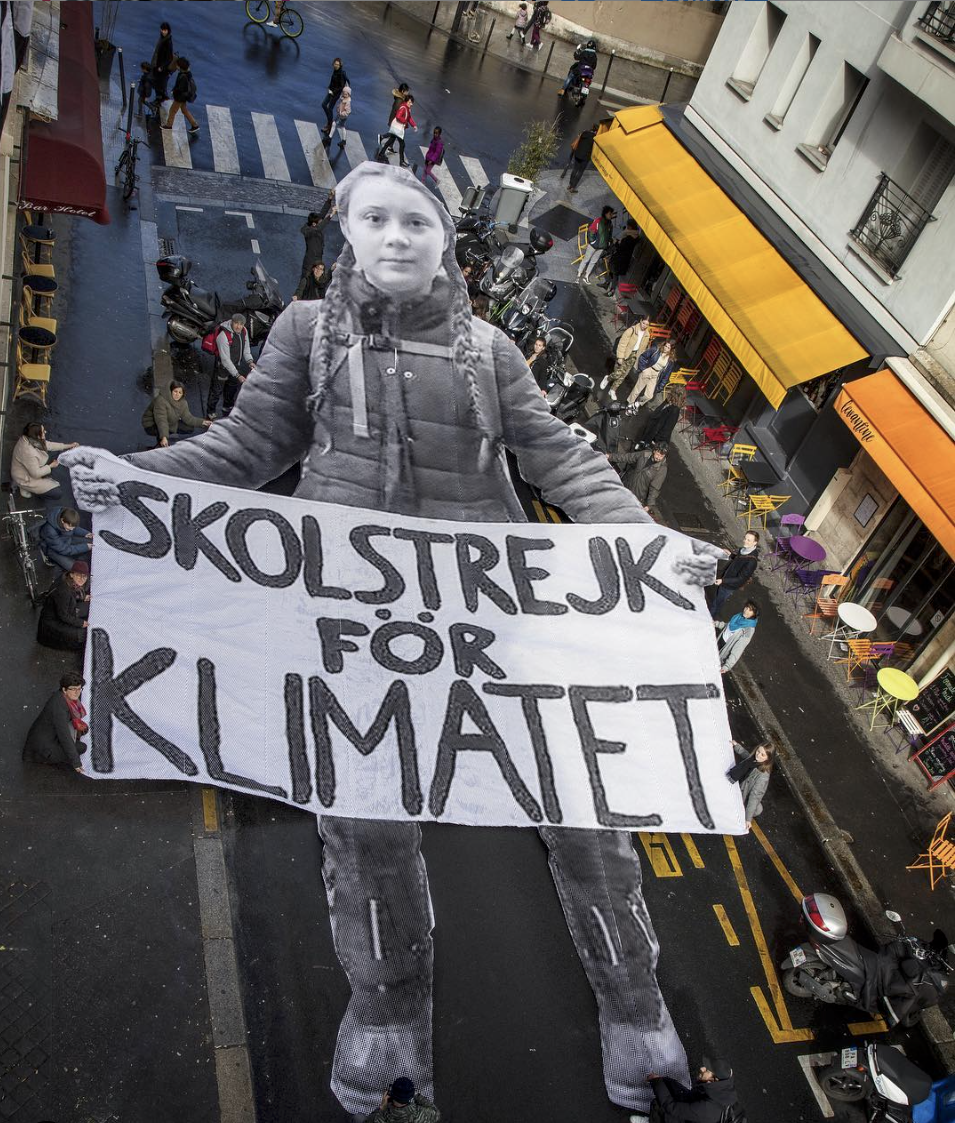 Paste-up by JR, Paris 2019