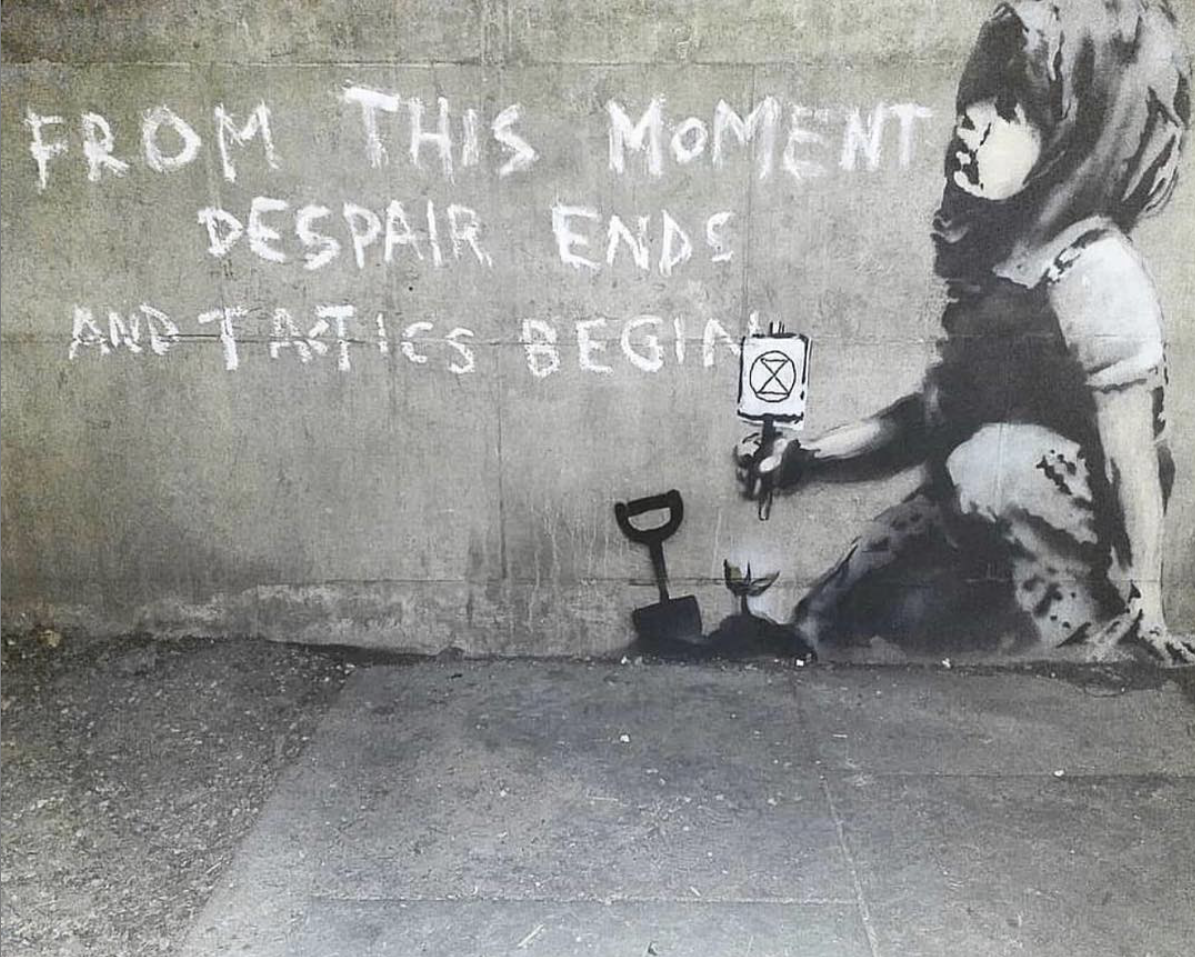 image: @streetart_official, banksy??? Marble Arch, London