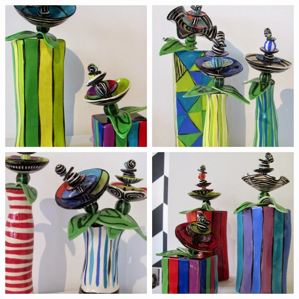 Exploring More Flowers And Vase Forms Terry Shipley