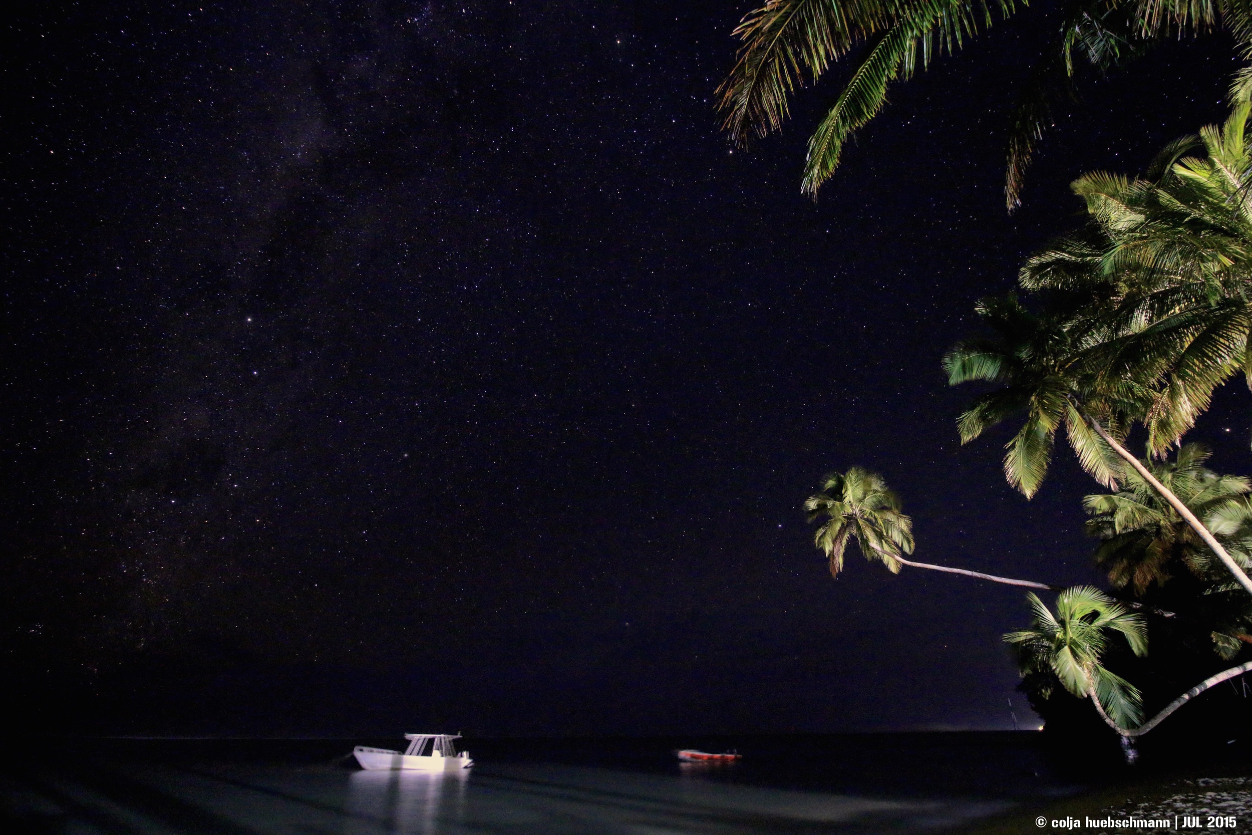 starry sky, the beachhouse, coral coast, fiji