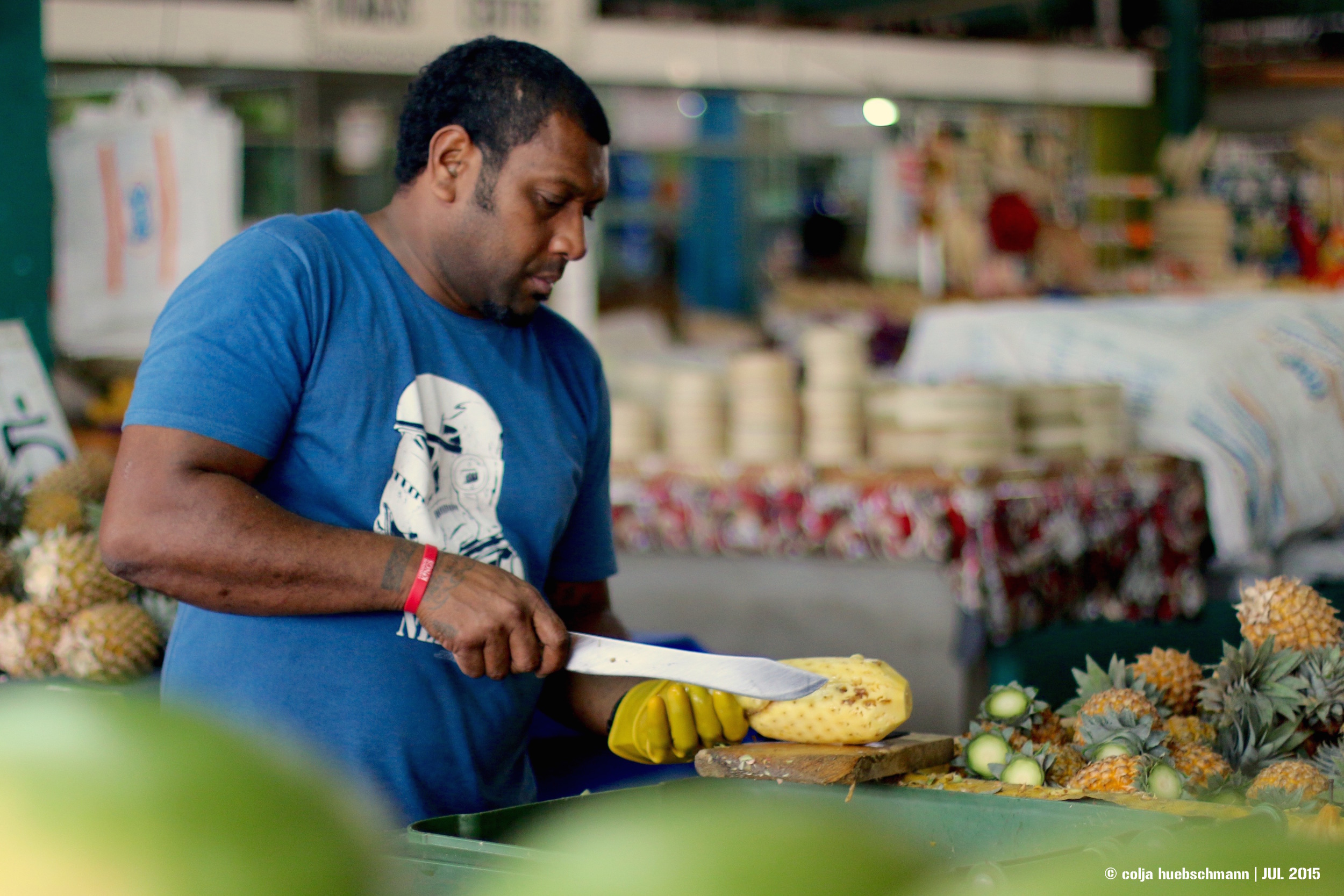 market in suva, fiji