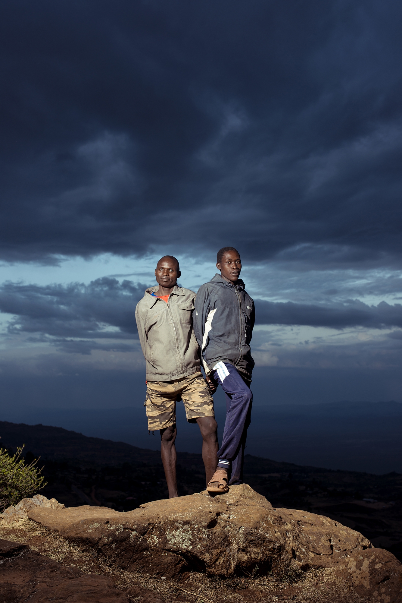 Runners, Kenya.