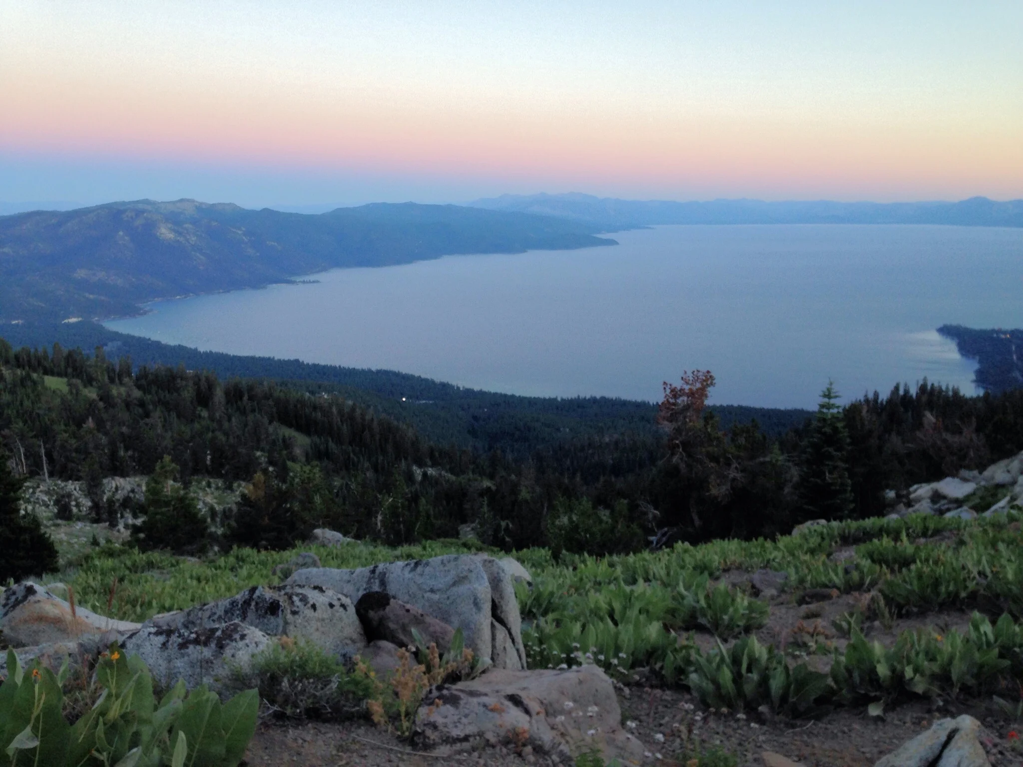 An incredible view. One of the best sunsets of my life.