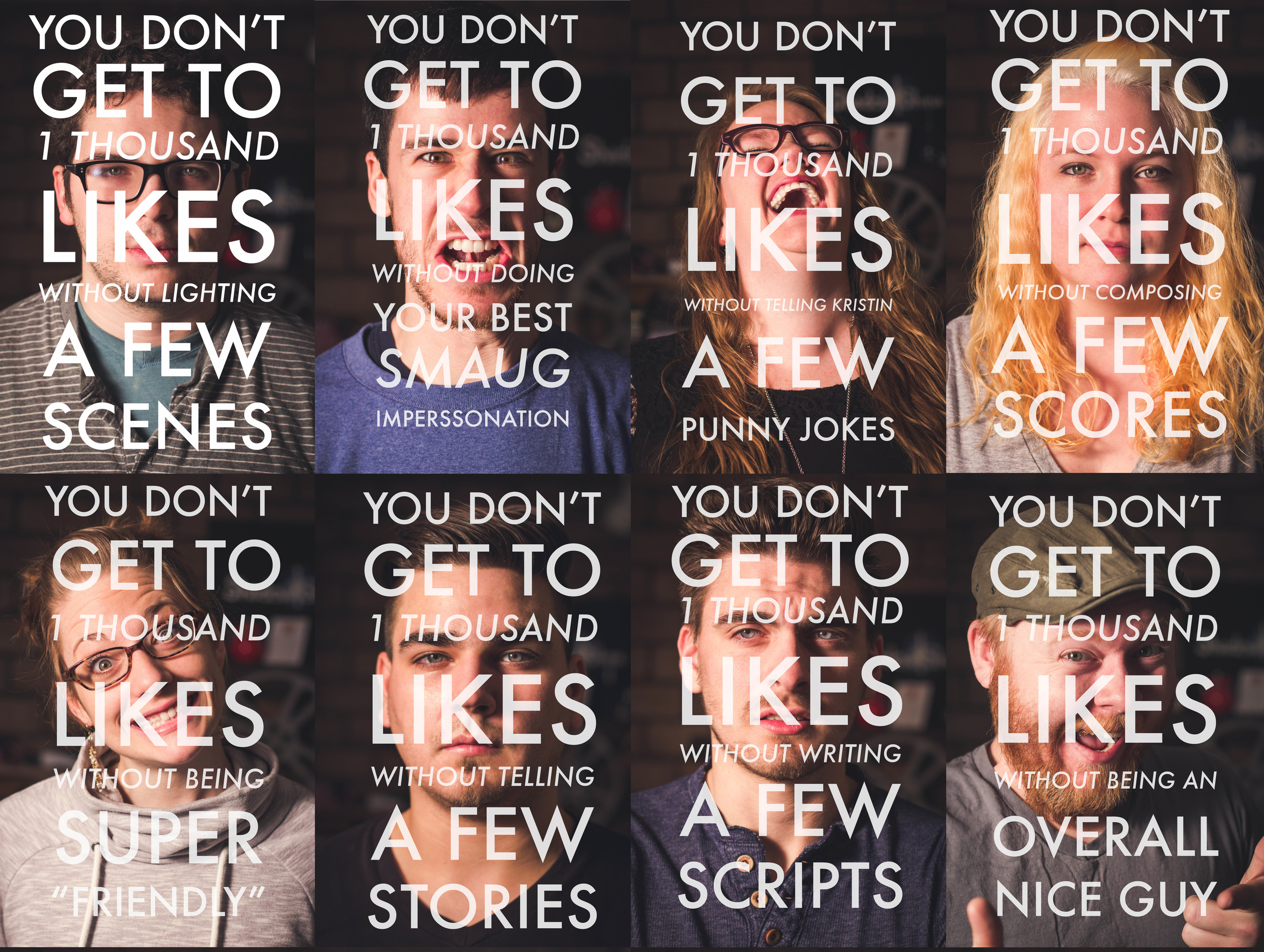 You Don't Get To 1,000 Likes Without...