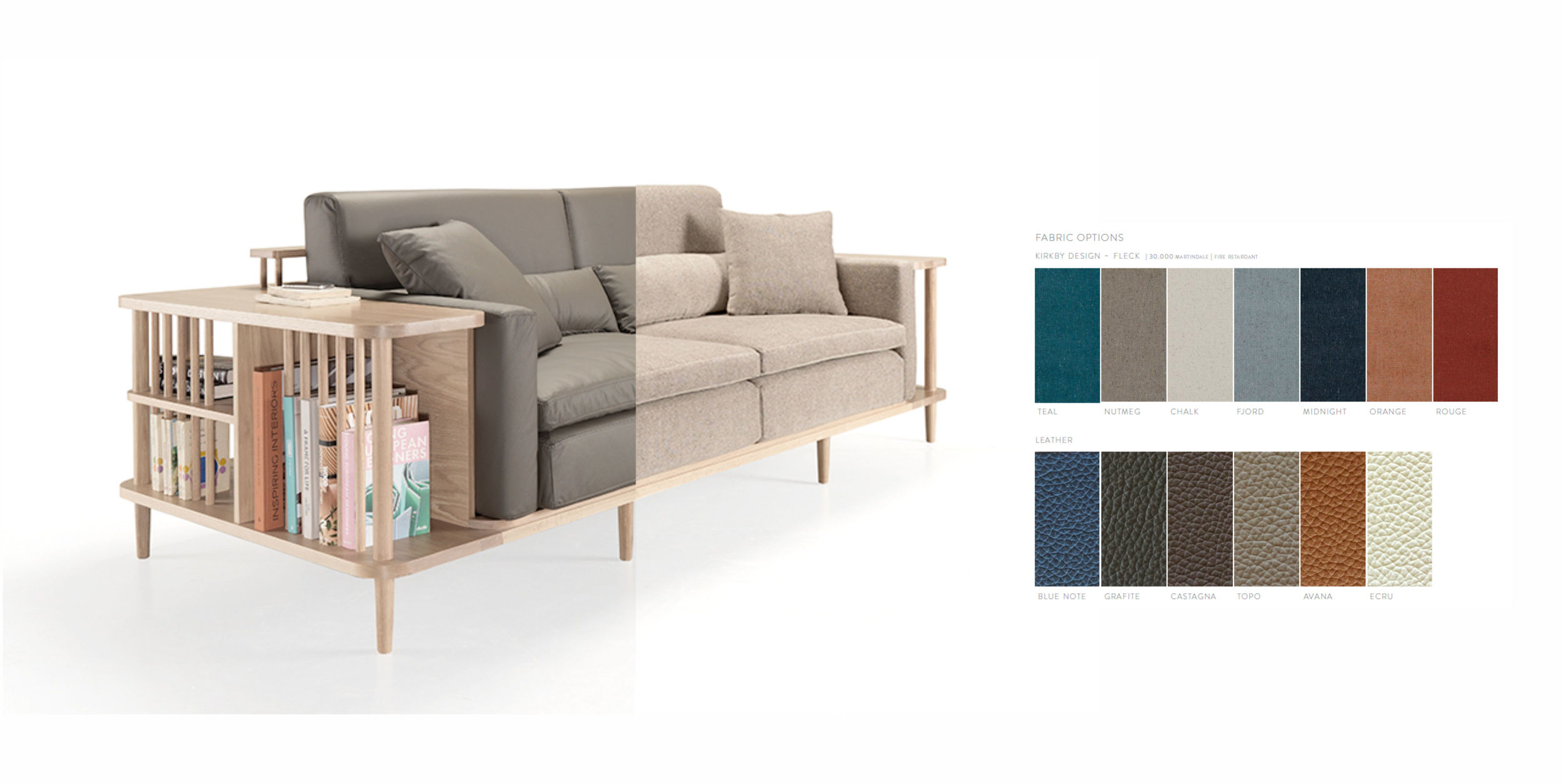 Let's start to replace your old sofa by SCAFFOLD. Designed by André Teoman , it has a lot of storage for your books and stuffs and it is very comfortable to relax in the Summer afternoons while you are reading your favourite book! SCAFFOLD is available in a large variety of vibrant colours, both in fabric and in leather. Choose your favourite one!