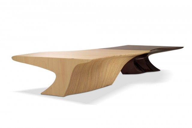 Wood, lacquered