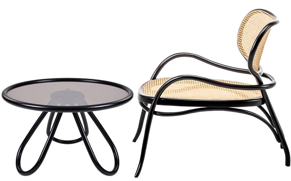 Lehnstuhl lounge chair by Nigel Coates for Gebrüder Thonet Vienna