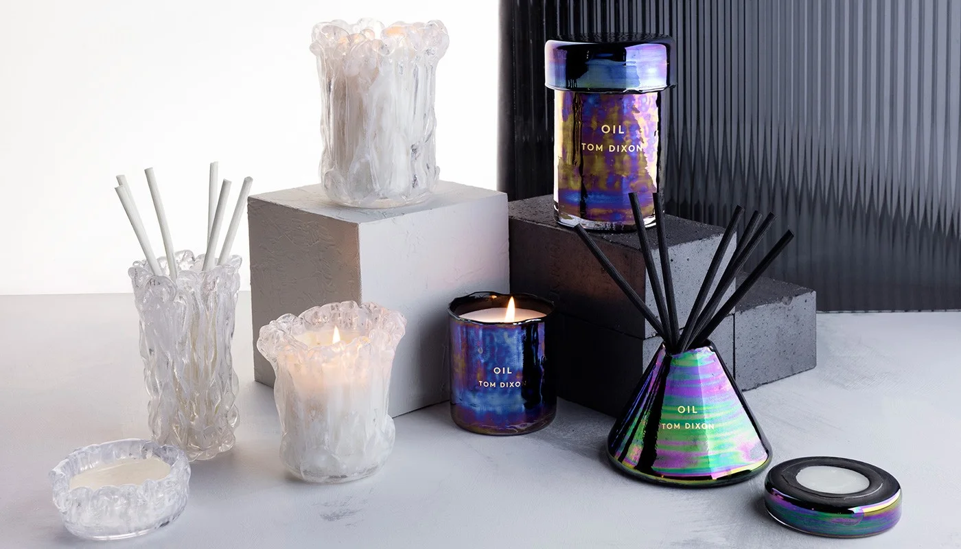 Oil & Quartz candle by TOM DIXON