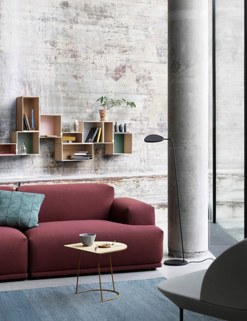 AIRY HALF SIZE TABLE BY CECIL MANZ FOR MUUTO . Frame from powder coated steel, and top from plywood with Fundermarx laminate finish.