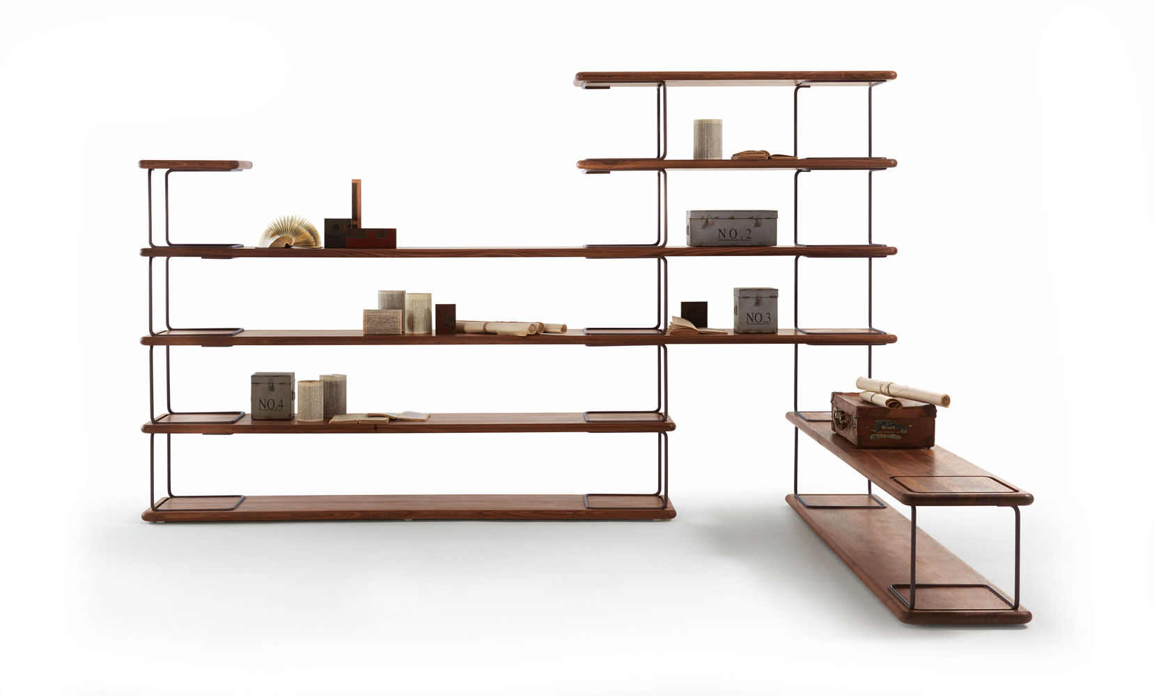 Tubular bookshelf from Riva 1920