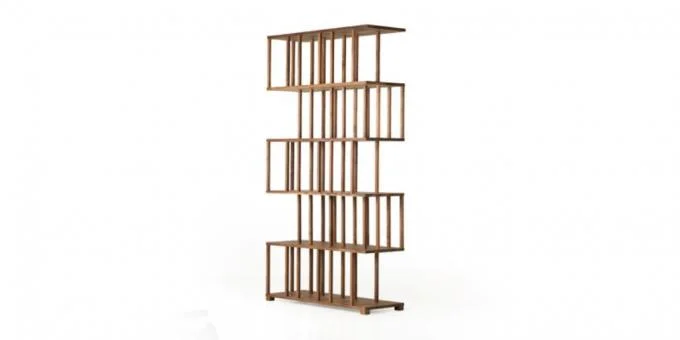 Reedy bookcase from De La Espada