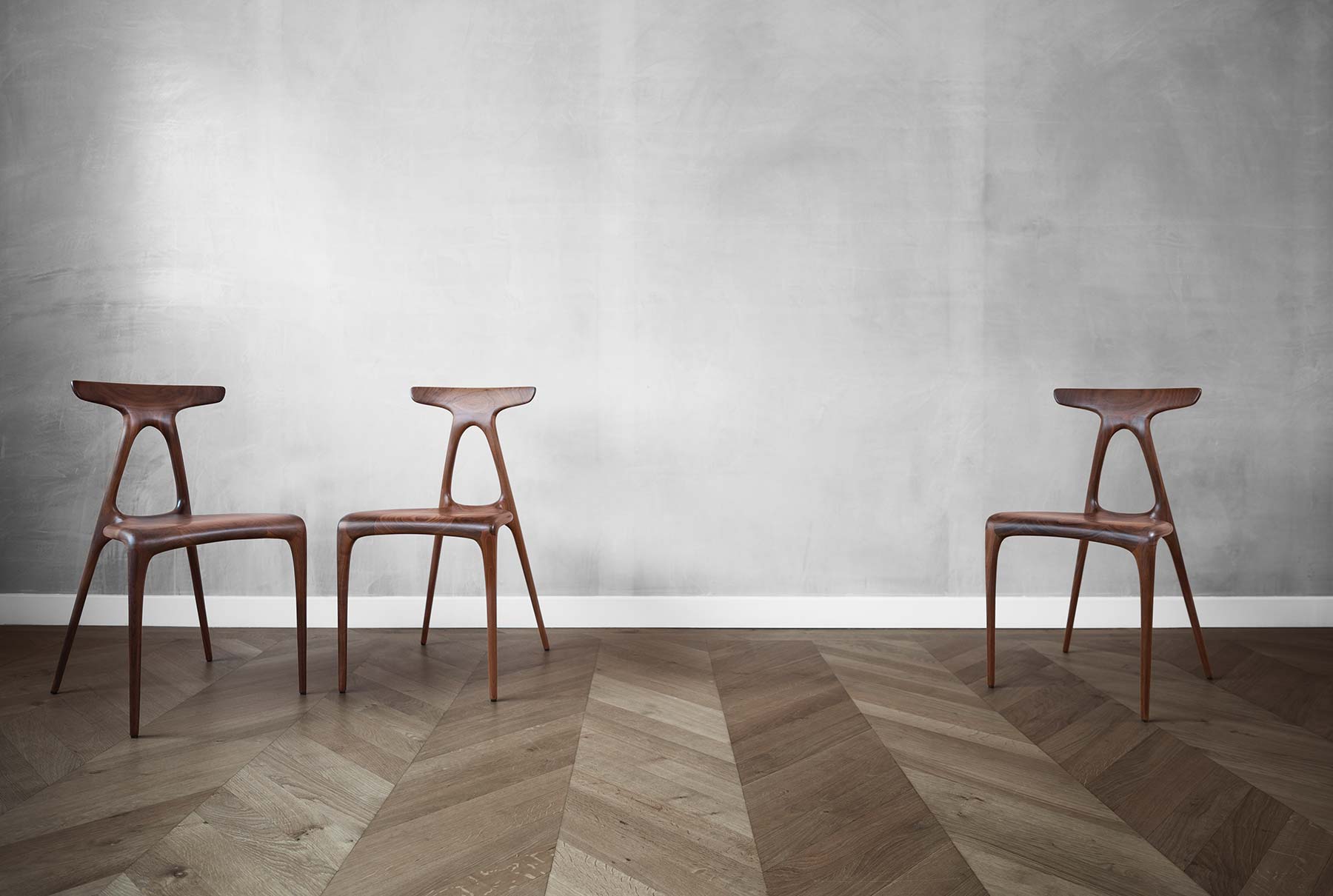 The Alpha chair is a solid wood chair with a classic and smooth design and it's made from the latest production technologies.