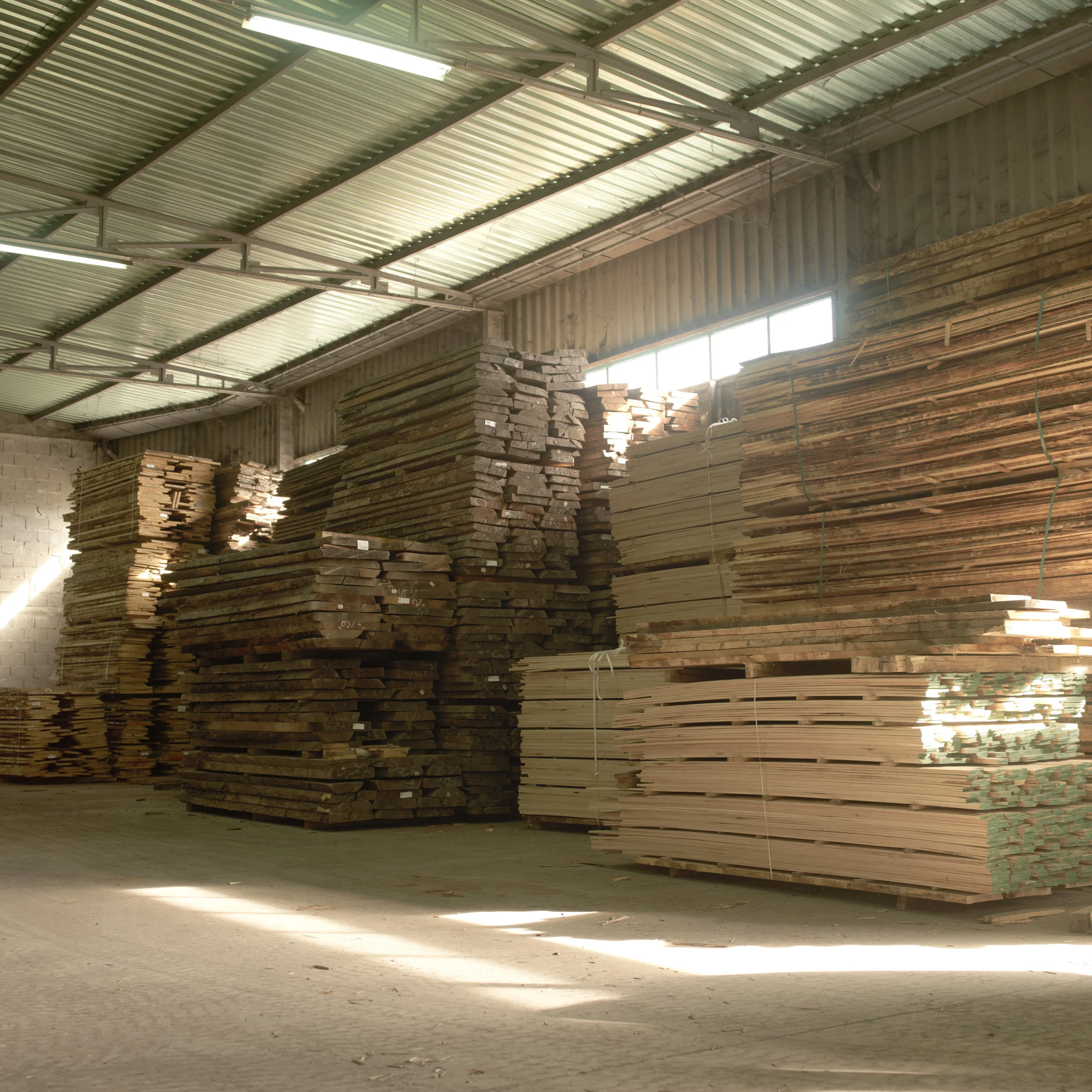 Wood is at the heart of WEWOOD furniture and we take great care over our sourcing and selection of timber. Taking oak and walnut from naturally regenerative forests from French and North American suppliers, the wood is sawn into planks at their mills, before being air and kiln dried in a carefully controlled process, taking double the time of most of their competitors. Kiln drying reduces the moisture content of the timber to ambient levels, thereby reducing future movement of the timber, providing a more stable product.