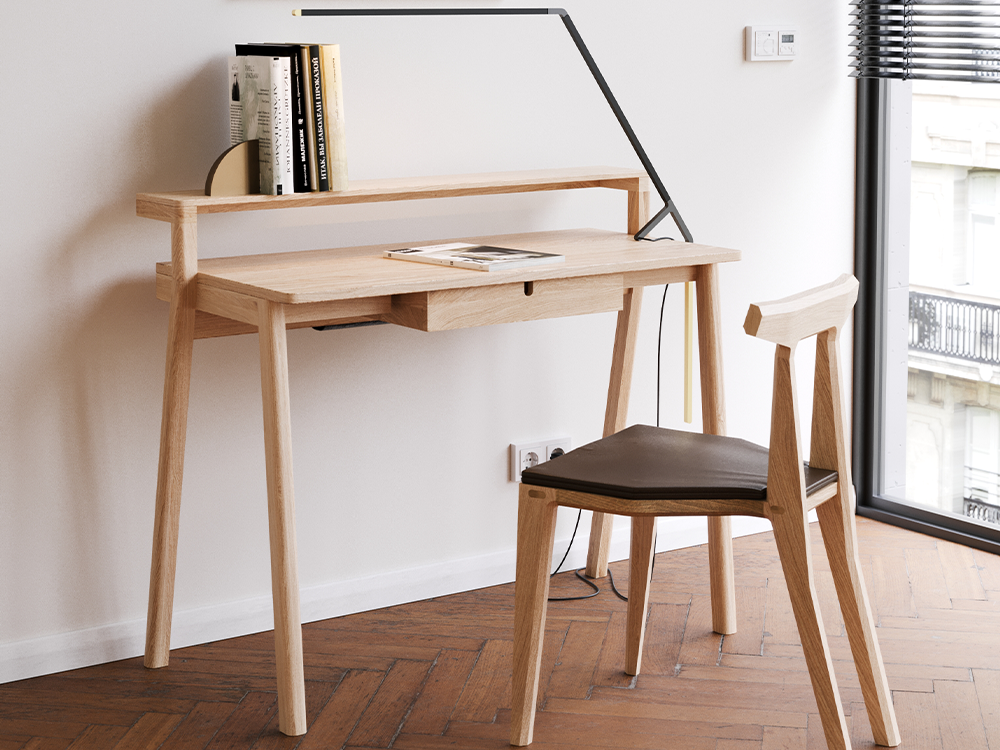 Bureau extensible en bois – Secreta - Wewood