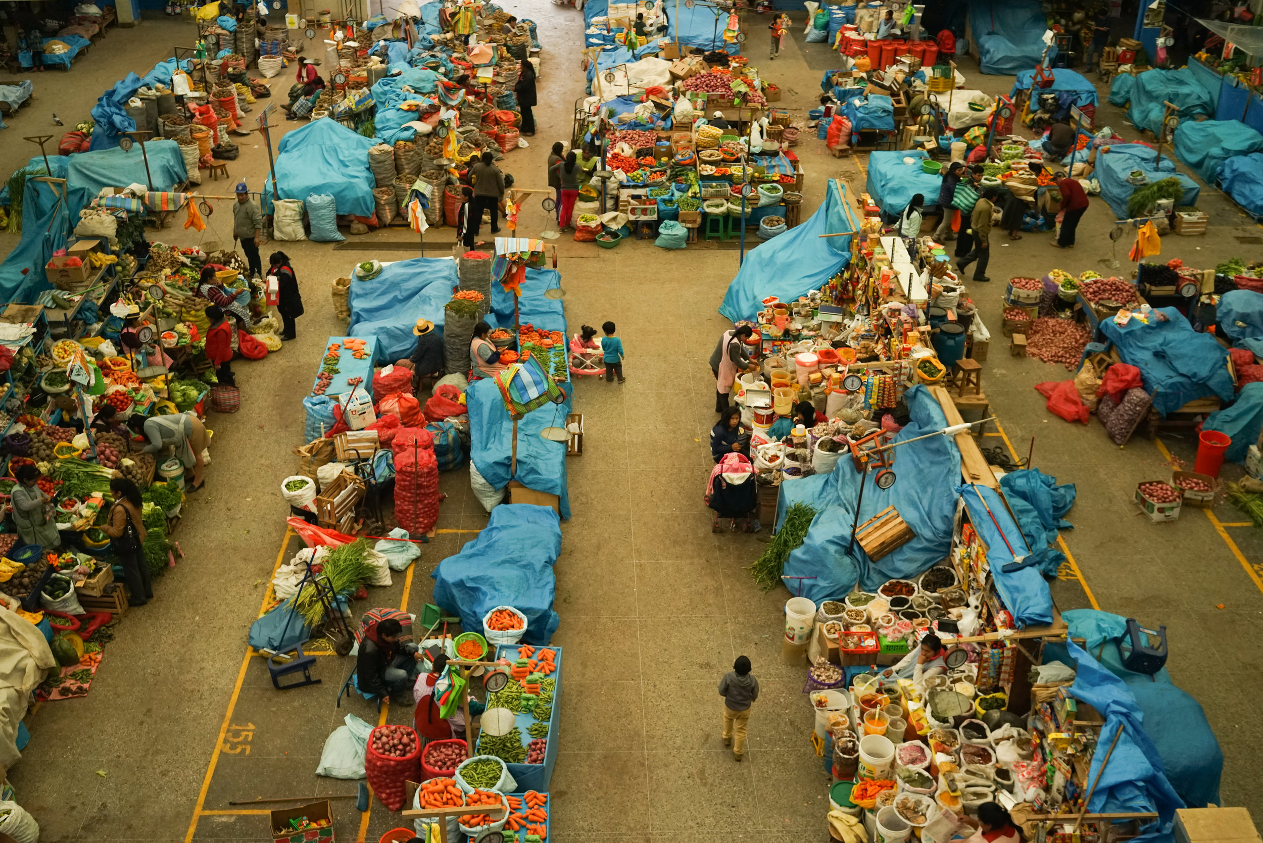 Above the Market. Urubamba, Cusco, Peru. January 2016