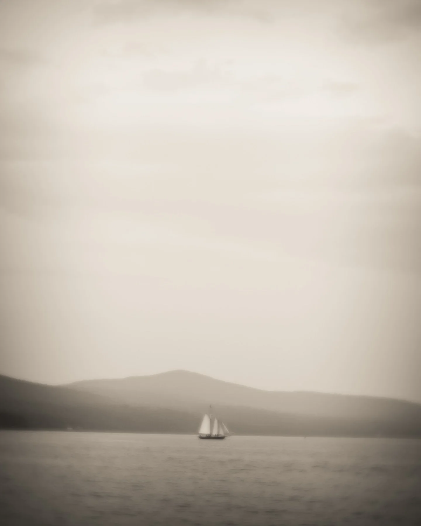 One of the most magical sights on the water in Maine in summer are the schooners. Heraldic and noble, sailing quietly they speak to an earlier time. The lough of the sails echos across the water,  like phantoms in the fog.

#mainelandscape #seascapes