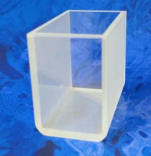 Colorimeter-Küvette Aus Hochborosilikatglas – Rundes Boden, Große Transparente Fläche, 55x54 Mm, Verschiedene Schichtdicken (5/10/20/33/50 Mm)