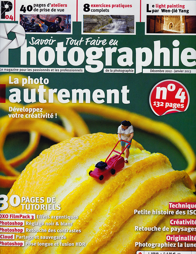 Big Appetites on the cover of Photographie magazine (France)