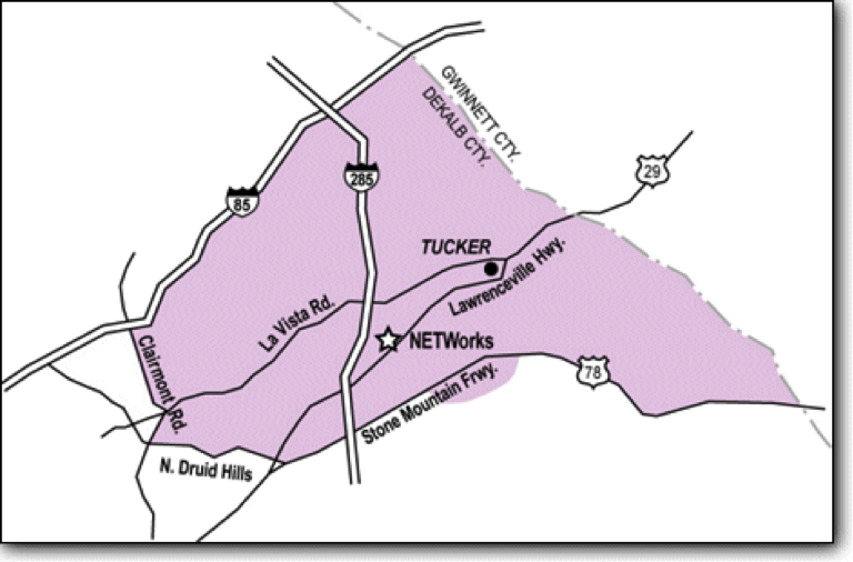 Click the map to see if you are in our service area.