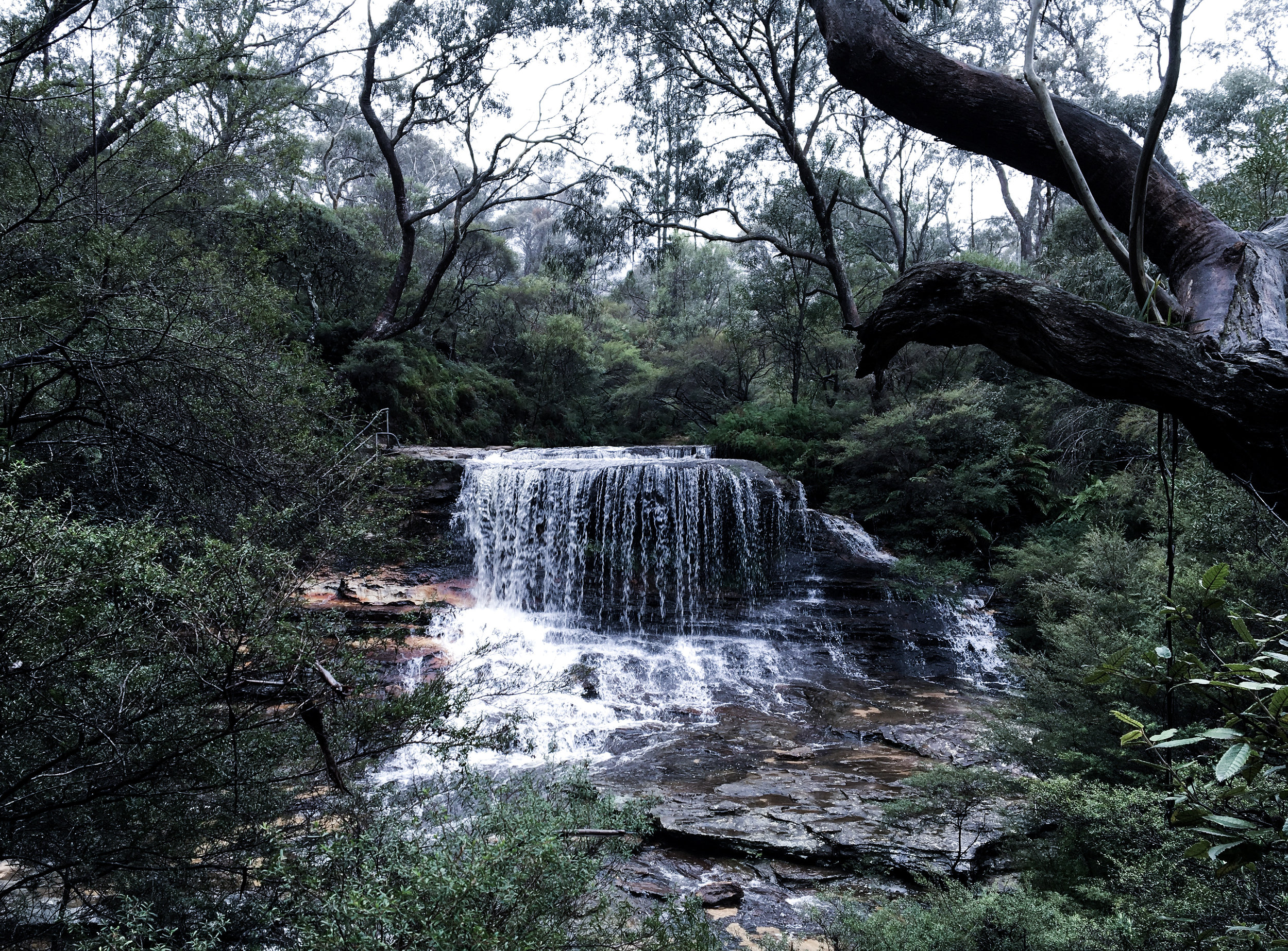 The Blue Mountains Waterfall