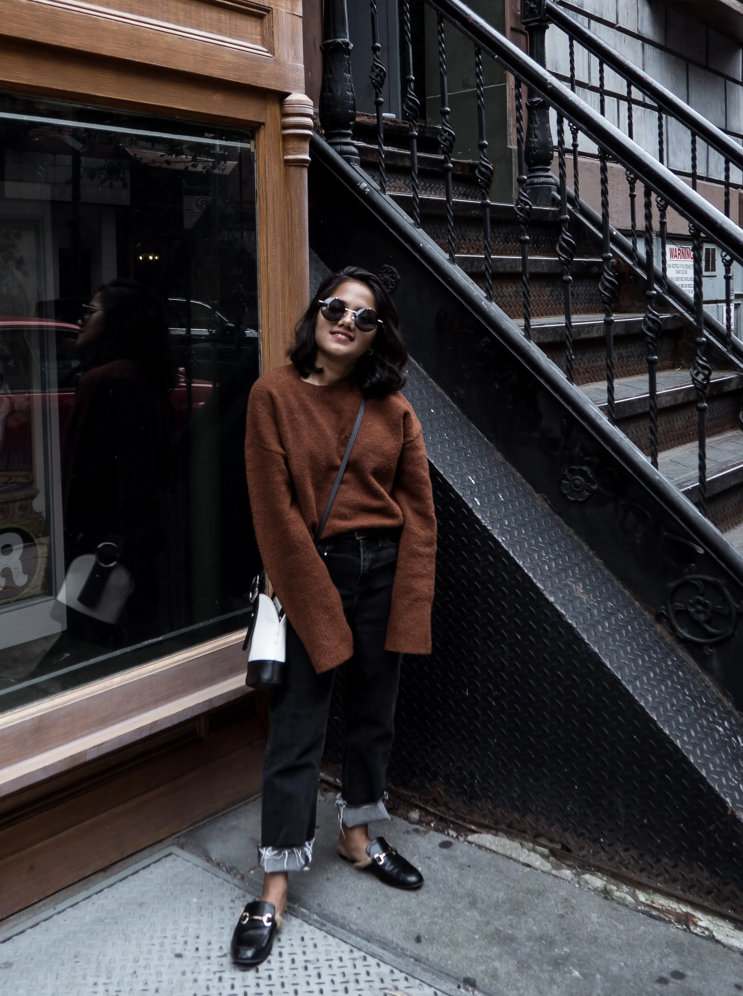 brown sweater style