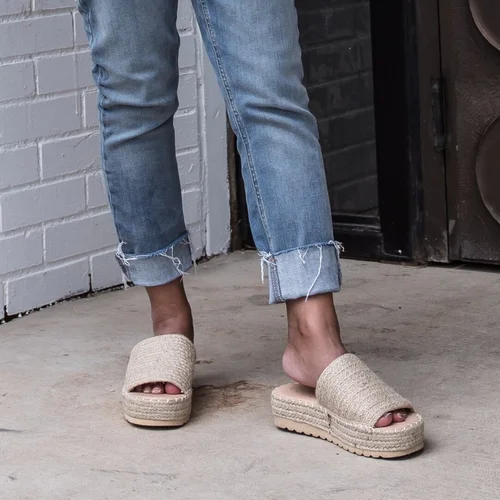 Del mar espadrille platform sandal 2025