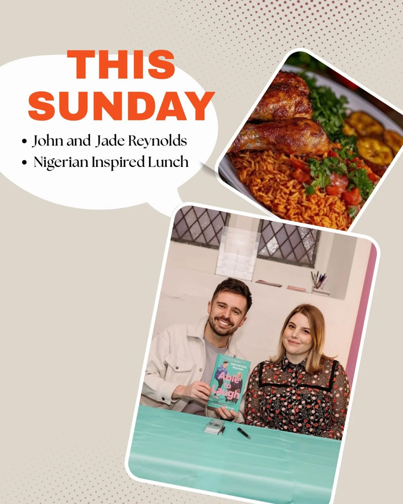 This Sunday at **HTH Church** we&rsquo;re looking forward to a really special morning as we welcome **John &amp; Jade Reynolds**! 🙌

With a community of more than **1.1 million people**, they share honest and powerful stories about **faith, resilien