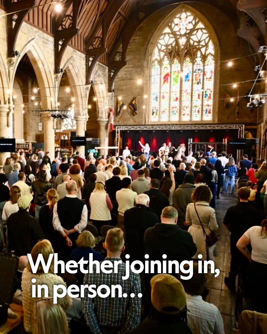 Why not come along and join in this Sunday?
☕ Doors open at 10:00am for tea, coffee and pastries.

🎉 Our service starts at 10:30am (if you can&rsquo;t make it in person check the link in our bio to join in live, online through our YouTube Channel) 
