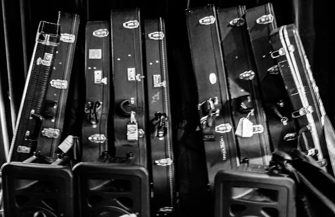 Guitar cases at @mrblake studio
Los Angeles 
2013
#omarcruzphoto #guitars