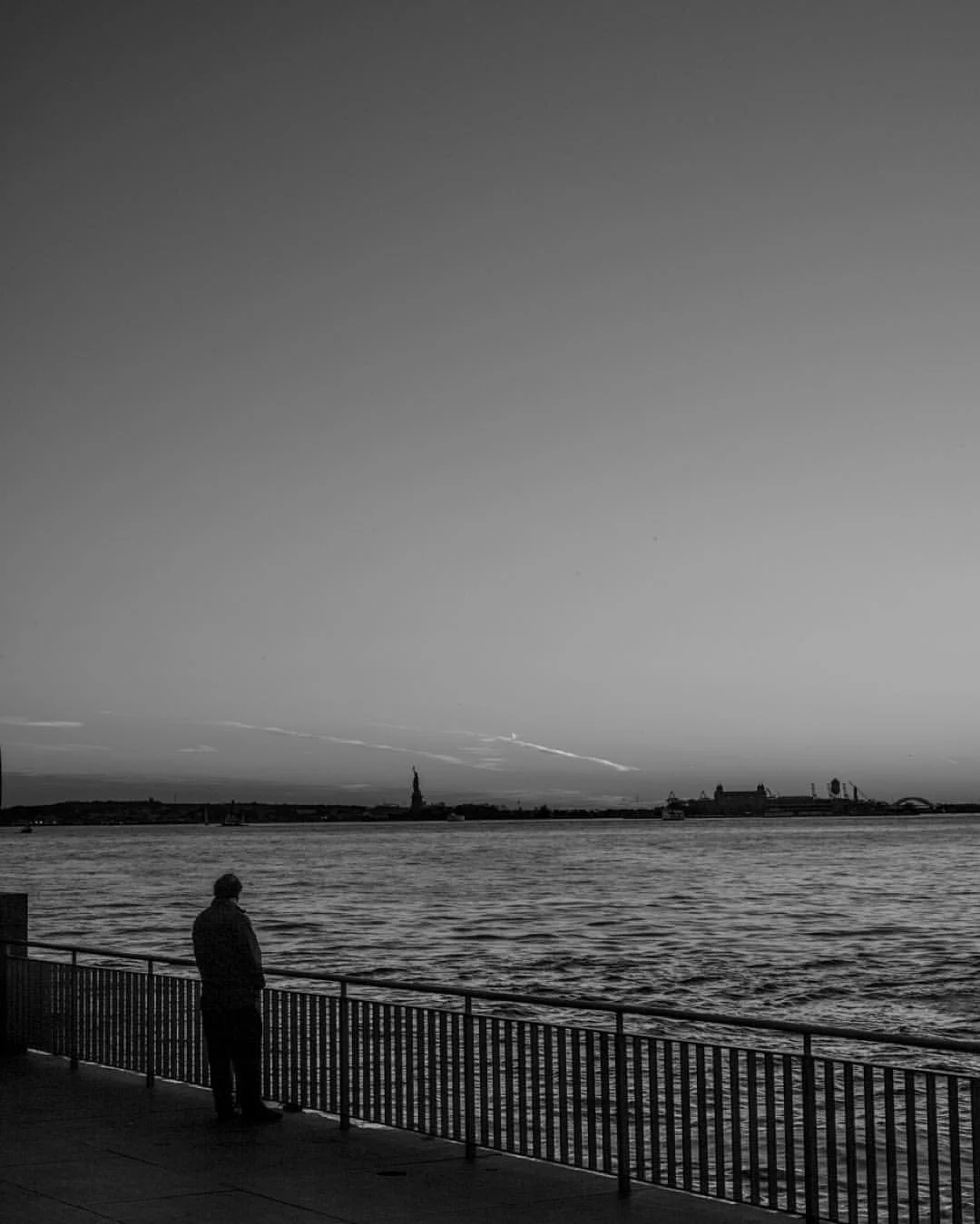 The man and our lady 
#nyc #urbanpoetry #statueofliberty #omarcruzphoto