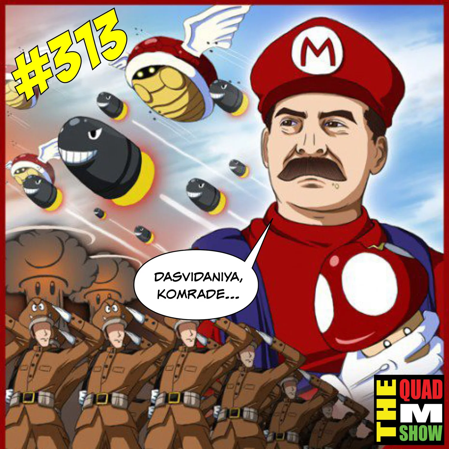 #313 - Commie Mario, Serial Killing Pac-Man, & Souped Up Power Wheels episode artwork