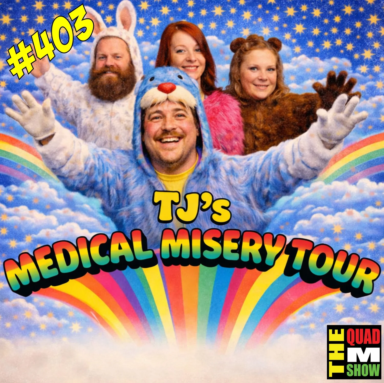 #403 - TJ Gets Gaped, Krissy's Konspiracy Korner, & Quadruple Amputee Gunslingers
