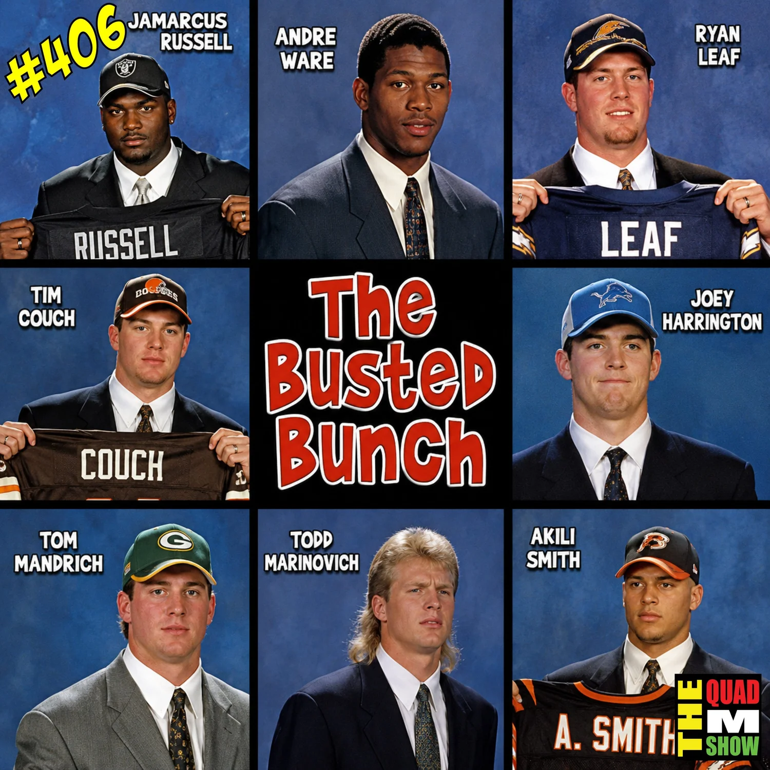 #406 - The Quad M Bracket: NFL's Biggest Busts, Ted Turner, & AI Landscaping