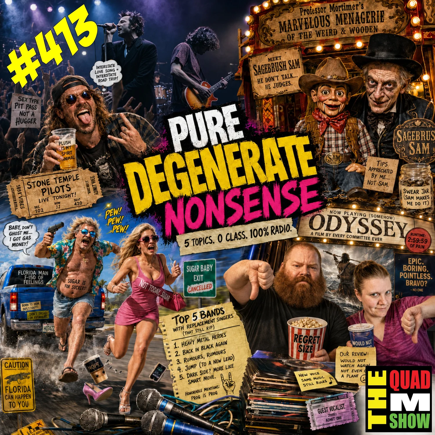 #413 - Odyssey Review, Top 5 Bands With Replacement Singers, & STP Bucket List