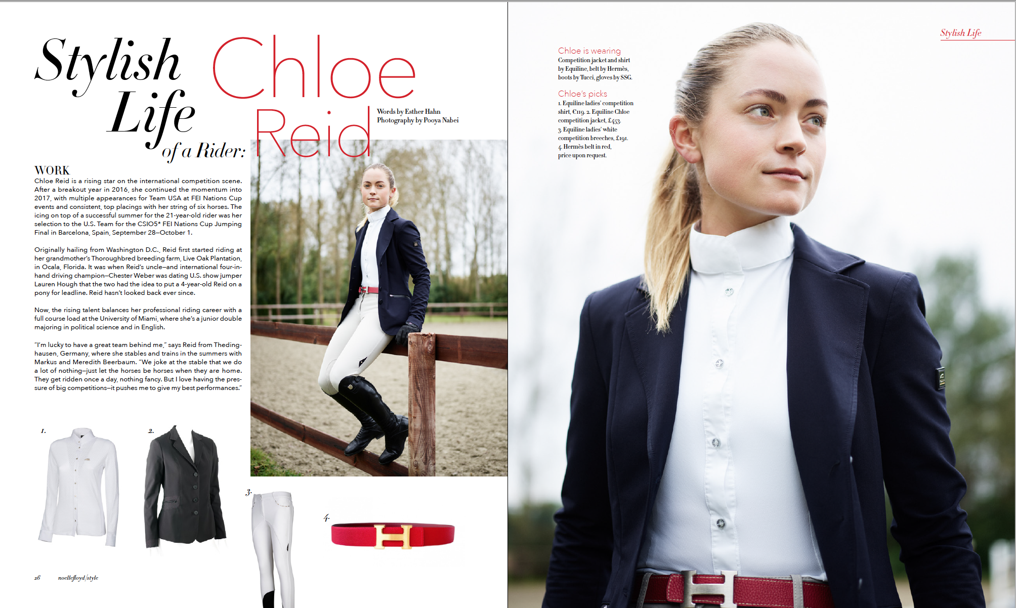 Chloe Reid for Noelle Floyd Magazine