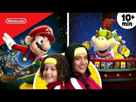 Coaching My Mom in Super Mario Galaxy + Super Mario Galaxy 2 🥰 Taking on a Boss! | Play Nintendo